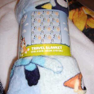 Bluey & Bingo Kids throw Blanket 40" x 50" new